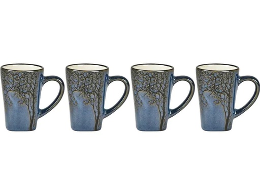 [90224312 1347522] Villa Collection Espressotasse Hela 100 ml , 4 Stück, Blau