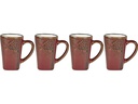 Villa Collection Espressotasse Hela 100 ml , 4 Stück, Braun