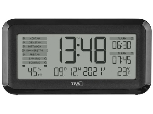 [90224391 1348906] TFA Dostmann Funkwecker Boxx2 Schwarz
