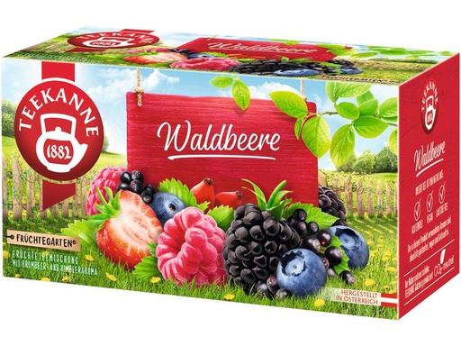 [90224554 1350064] Teekanne Teebeutel Waldbeere 20 Stück