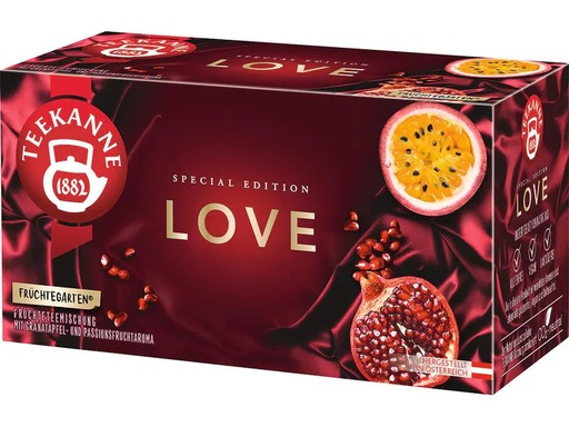 [90224558 1350070] Teekanne Teebeutel Love 20 Stück