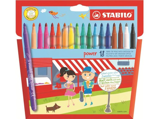 [90036648 1103461] STABILO Power, 18 Stück