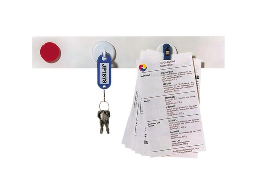 [90224837 1343105] Franken Magnethaftleiste 50 x 5 cm, 10 Stück, Weiss