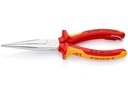 Knipex Flachrundzange 200 mm gerade, Öse, 1000 V