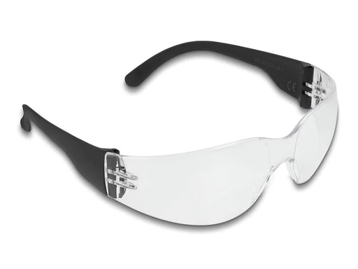 [90224917 1340666] Delock Schutzbrille Sichtscheiben klar, inklusiv Brillentasche Klar