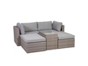 Greemotion Loungeset Olea, Braun, 4 Sitzplätze