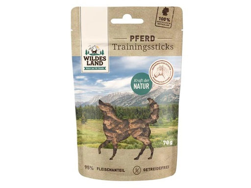 [90224942 1348524] Wildes Land Snack Trainingssticks Pferd, 70 g