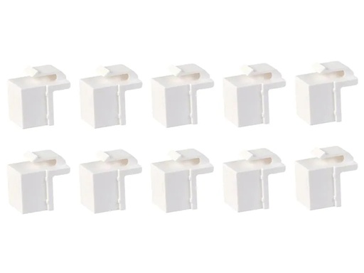 [90225015 1346510] Dätwyler IT Infra Blindabdeckung Keystone für Anschlussdosen 10 Stück