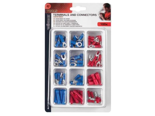 [90036866 114233] Velleman Quetschverbinder BL/F100 100 Stück