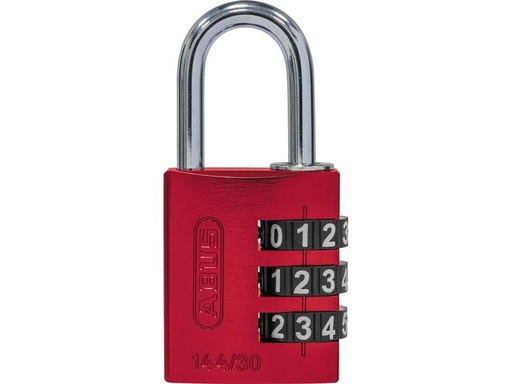 [90036987 1169182] Abus Zahlenschloss 144/30 B/DFNLI Rot Aluminium