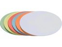 Franken Moderationskarten Oval 19 x 11 cm, Sortiert, 250 Stück