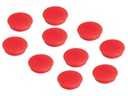 Franken Haftmagnet Ø 24 mm, 10 Stück, Rot