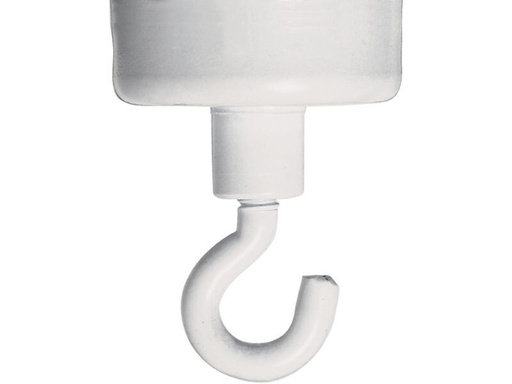 [90225387 1343037] Franken Hakenmagnet Ø 37 mm, 1 Stück, Weiss
