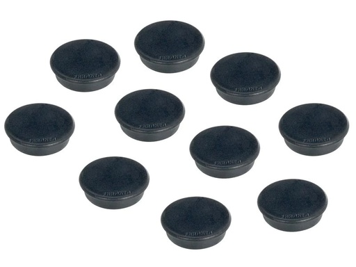 [90225392 1343032] Franken Haftmagnet Ø 32 mm, 10 Stück, Schwarz