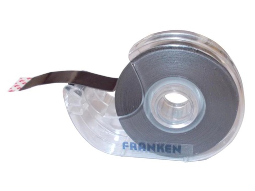 [90225435 1343088] Franken Magnetband Lagerschild 19 mm x 8 m, Schwarz