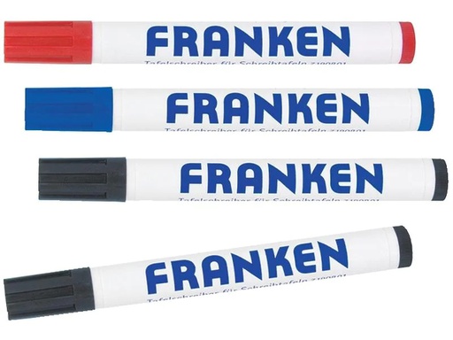 [90225443 1343154] Franken Flipchart-Marker 2-6 mm, 4 Stück, Sortiert