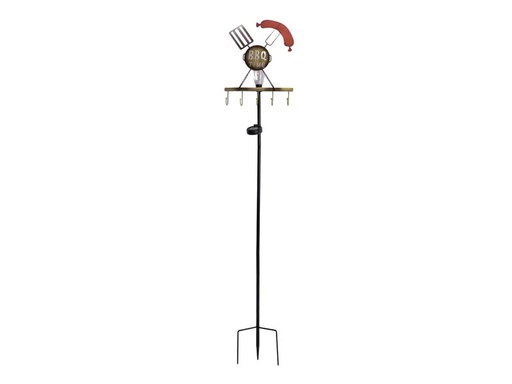 [90225497 1321040] Näve Gartenlicht LED-Solar Erdspiess BBQ, Rost