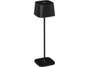 Konstsmide Akku-Tischleuchte Capri USB, 2700-3000 K, 2.2 W, Schwarz