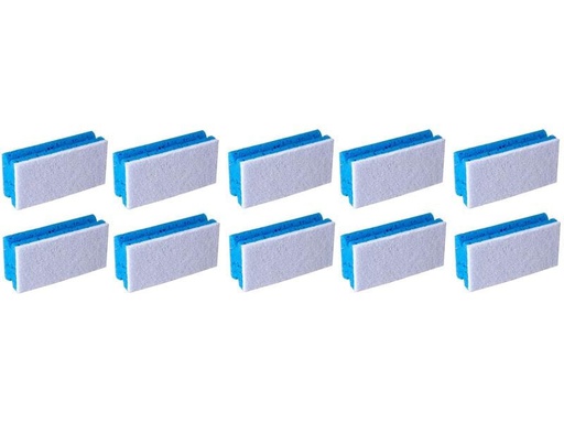 [90225607 1350861] Edi Baur Schwamm Profi 10 Stück, Blau/Weiss