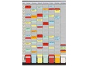 Franken T-Kartentafel Universal 78 cm x 47.4 cm, Grau