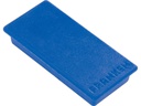Franken Haftmagnet 23 x 50 mm, 10 Stück, Blau