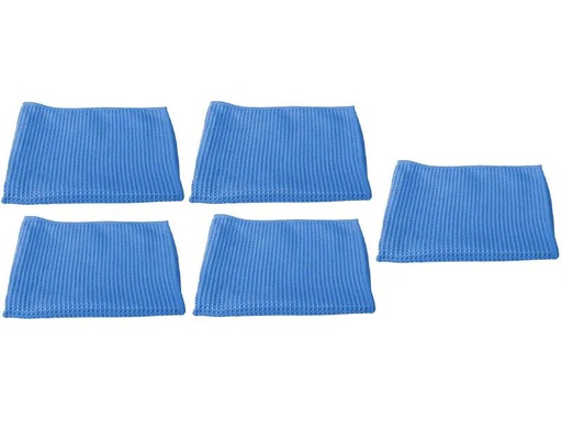 [90225615 1350842] Edi Baur Mikrofaser-Reinigungstuch 5 Stück, Blau