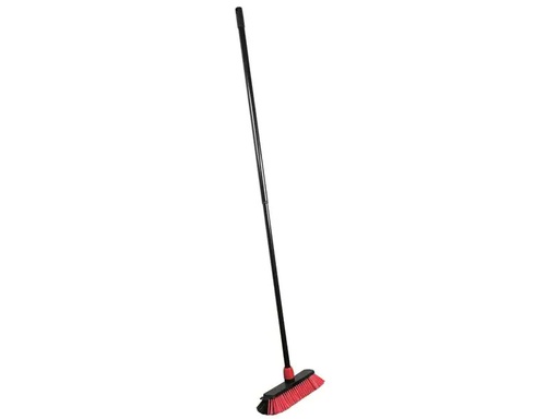 [90225635 1350831] Edi Baur Besen Heavy duty mit Teleskopstiel, Rot