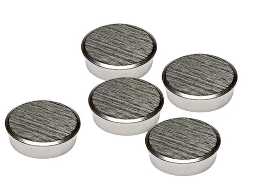 [90225654 1343025] Franken Haftmagnet Chrom Ø 25 mm, 2 Stück, Silber