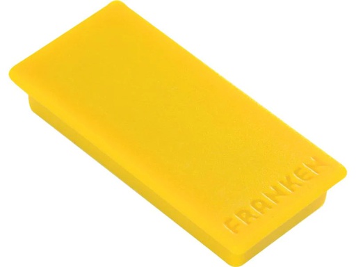[90225707 1343020] Franken Haftmagnet 23 x 50 mm, 10 Stück, Gelb