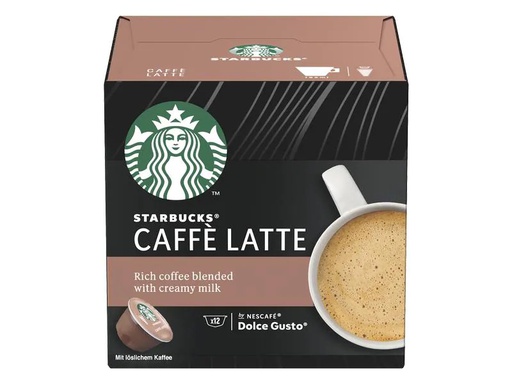 [90037034 1209325] Starbucks Kaffeekapseln Caffè Latte 12 Stück