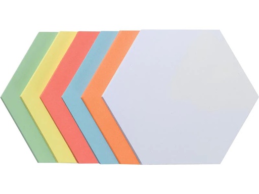 [90225730 1343142] Franken Moderationskarten Wabe 19 x 16.5 cm, Sortiert, 250 Stück