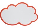Franken Moderationskarten Wolke 23 x 14 cm, Weiss/Rot, 20 Stück