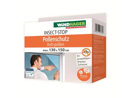 [90225896 833963] Windhager Pollenschutz Netz für Fenster