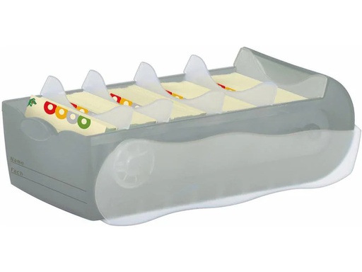 [90226012 1348173] HAN Karteibox Croco A7, Grau