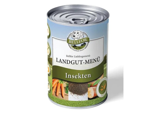 [90226043 1340618] Bellfor Nassfutter Landgut-Menü Insekten, 400g