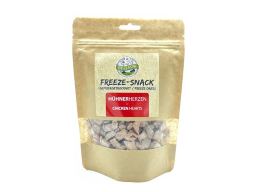 [90226048 1340614] Bellfor Leckerli Freeze-Snack Hühnerherzen, 50 g