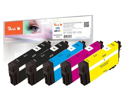 [90037072 1142591] Peach Tinte Epson No 35 2x BK, C, M, Y