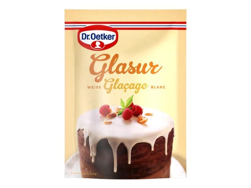 [90037224 562338] Dr.Oetker Zuckerglasur weiss 125 g