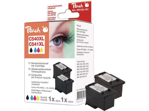 [90037242 242343] Peach Druckkopf Canon PG-540XL / CL-541 BK, C, M, Y