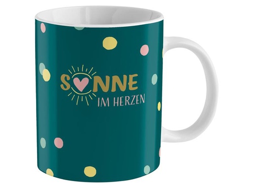 [90226085 1332586] Sheepworld Kaffeetasse Sonne im Herzen 350 ml , 1 Stück
