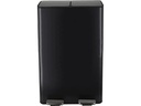 spirella Treteimer Aliya Matt 2 x 30 l, Schwarz