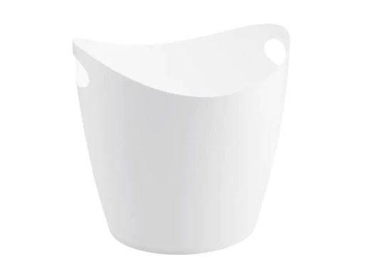[90226117 1353480] Koziol Wäschekorb  Bottichelli XL 28 l, Weiss matt/Weiss