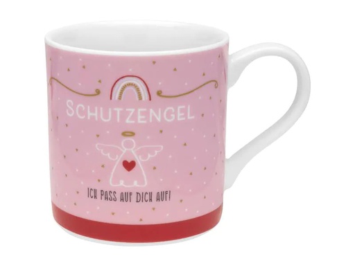 [90226131 1332628] Sheepworld Universaltasse Schutzengel 450 ml , 1 Stück, Rosa