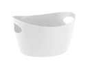 Koziol Wäschekorb  Bottichelli L 15 l, Weiss matt/Weiss