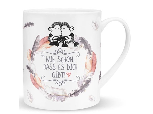 [90226264 1332603] Sheepworld Universaltasse Wie schön, dass es Dich gibt! 600 ml, 1 Stück