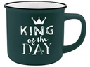 Sheepworld Universaltasse King of the Day 350 ml, 1 Stück, Dunkelgrün