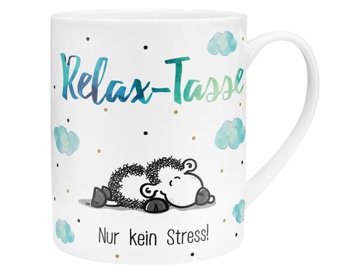 [90226298 1332606] Sheepworld Universaltasse Relax XL 600 ml, 1 Stück, Weiss