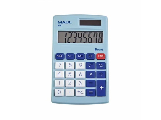 [90226382 1348131] Maul Taschenrechner M8 Hellblau