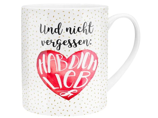 [90226407 1332604] Sheepworld Universaltasse Und nicht vergessen 600 ml , 1 Stück