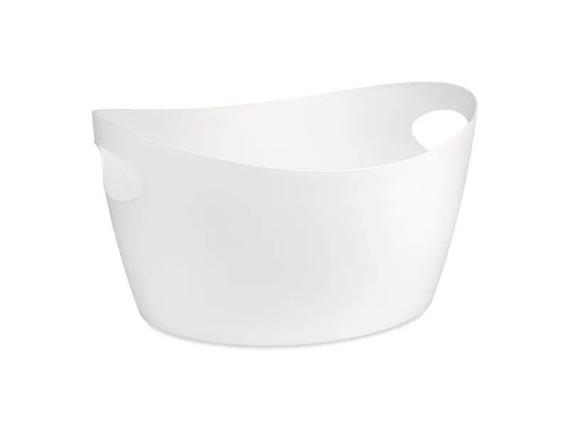 [90226426 1353477] Koziol Wäschekorb  Bottichelli M 4.5 l, Weiss matt/Weiss